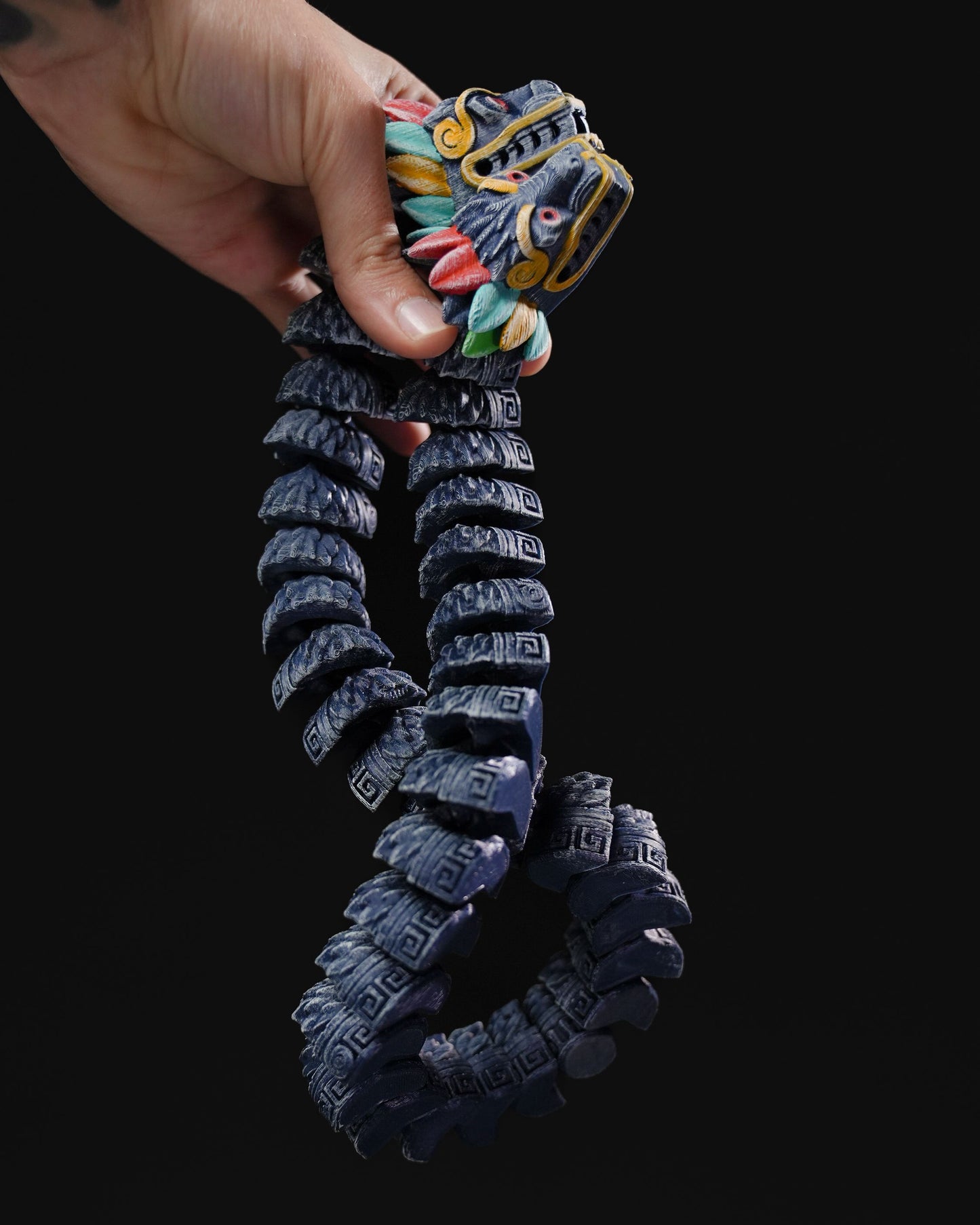 Quetzalcoatl Two-Headed Articulating Dragon