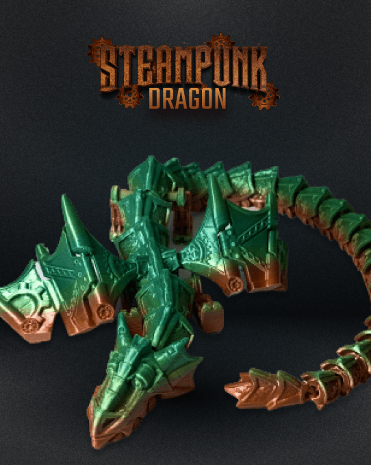 Articulating SteamPunk Dragon